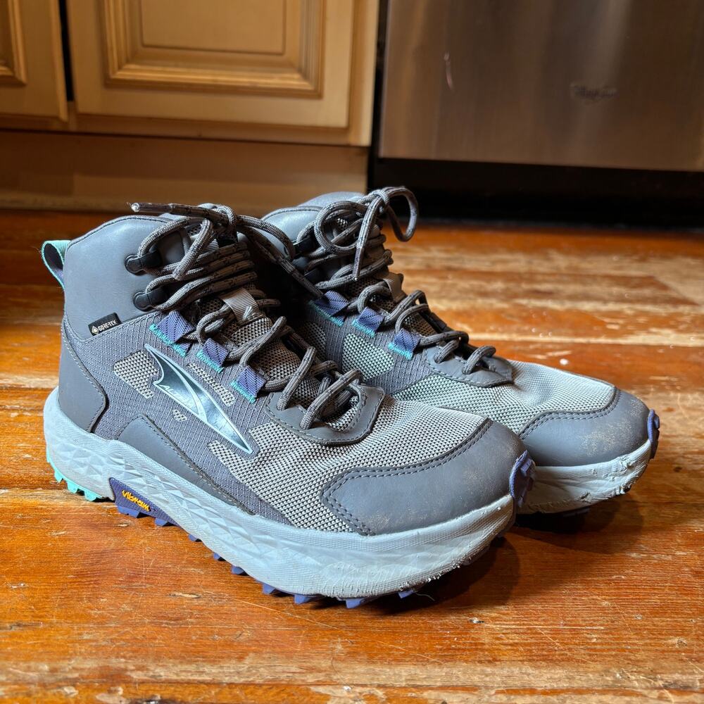 Altra Timp 5 Hiking Boot Waterproof Gore-Tex GTX, Gray, Women’s US 7.5 - Picture 2 of 7